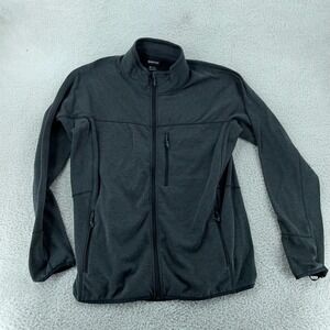 Burton‎ Minturn Fleece Mens XL Gray Polartec Full Zip Sweatshirt Snowboard